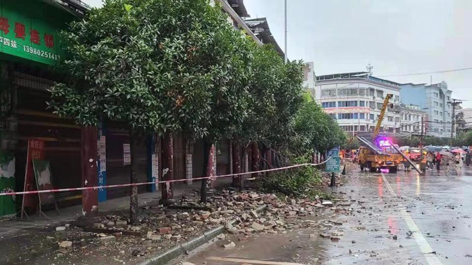 Sismo en Sichuan, China