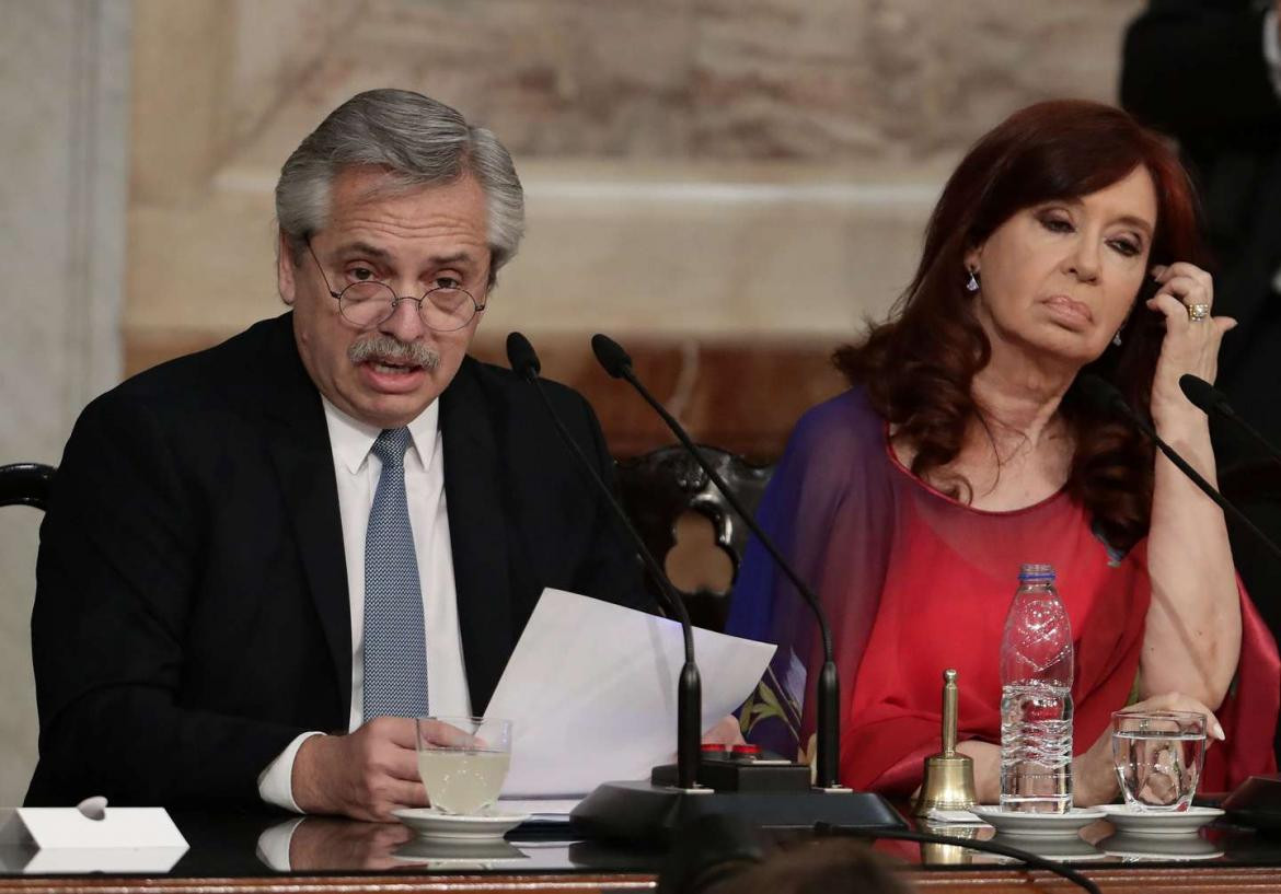 Alberto Fernández y Cristina Fernández de Kirchner