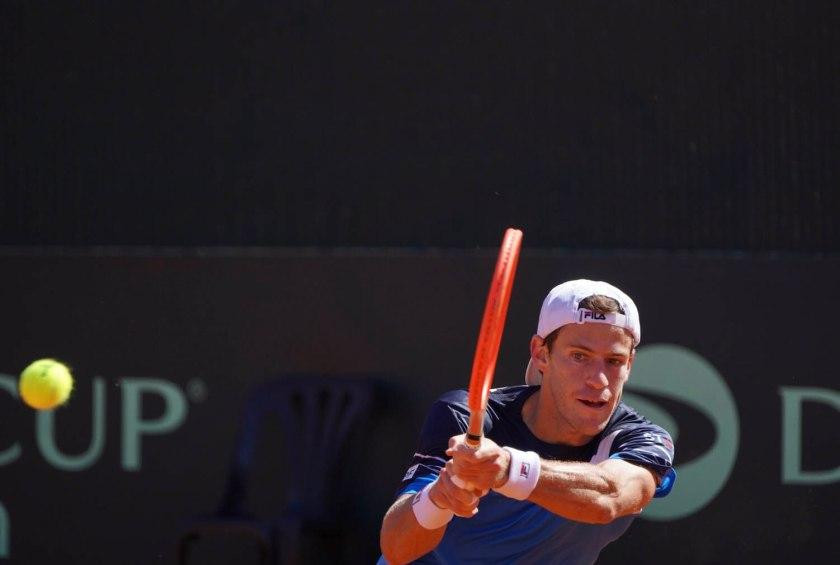 Diego Schwartzman en la Copa Davis