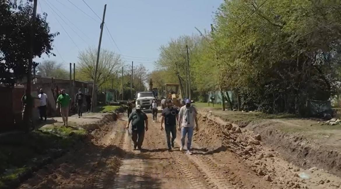 Recorrido de obras, Intendente Gustavo Menéndez, Municipio de Merlo