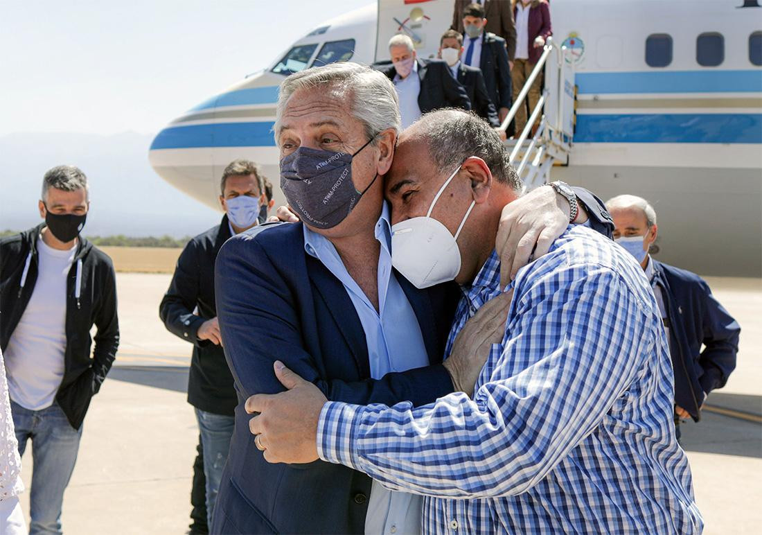 Alberto Fernández y Juan Manzur, Gobierno, NA