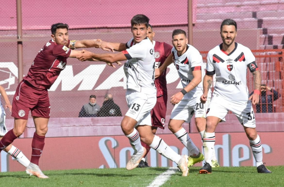 Newells vs Lanús, fútbol argentino, NA