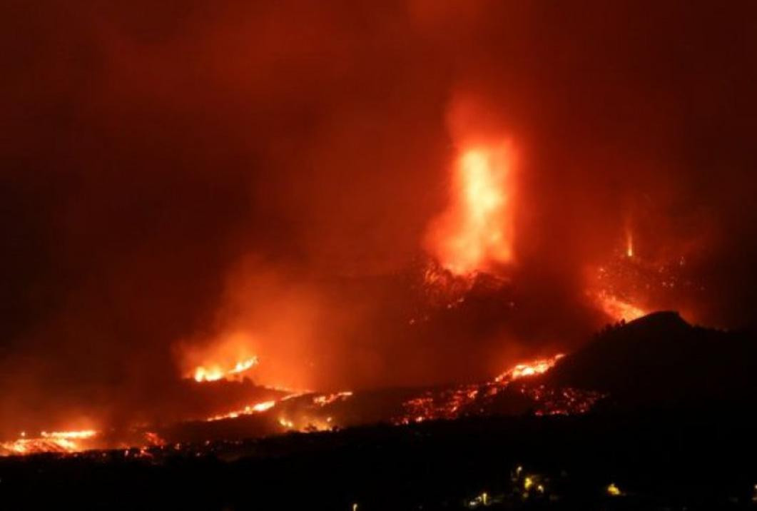 Volcán Cumbre Vieja, España, NA