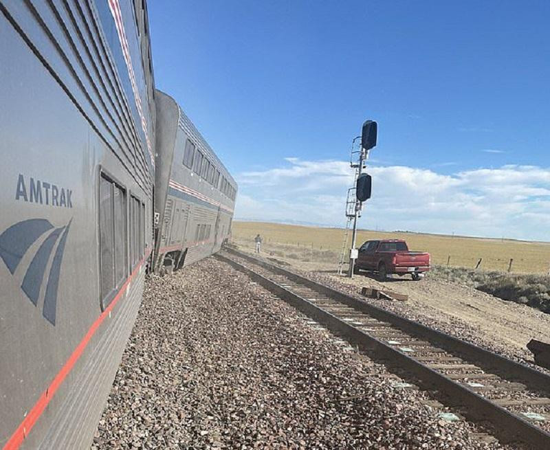 Descarrilo un tren en Estados Unidos. 3.