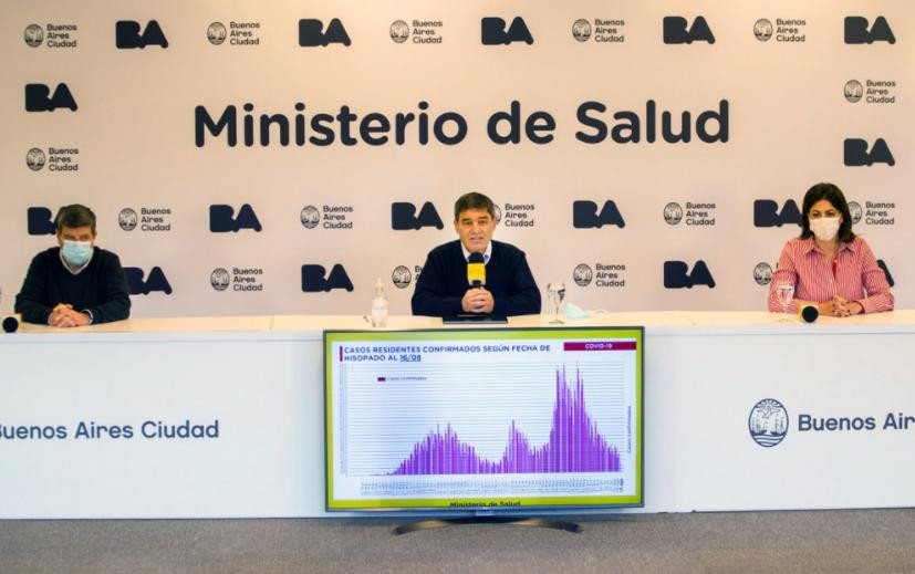 Fernán Quirós, ministro de Salud de la Ciudad, NA