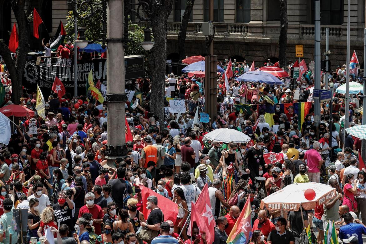 Masivas protestas en Brasil contra Bolsonaro, EFE