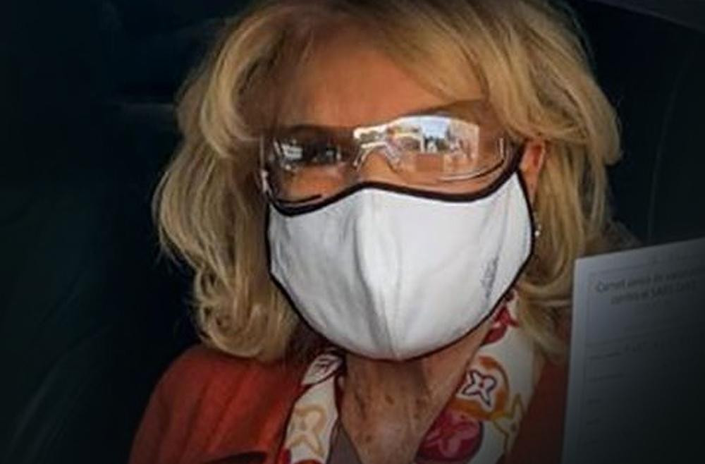 Mirtha Legrand, barbijo, coronavirus