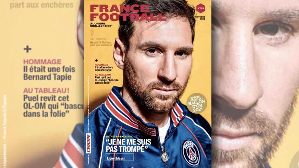 France Football y su tapa en la que Messi engalana una nueva edición de la revista