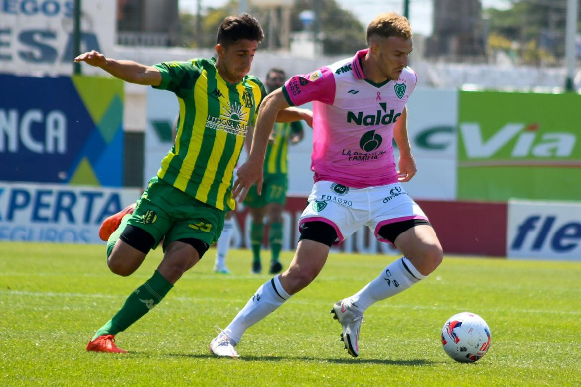 Sarmiento vs Aldosivi, fútbol argentino