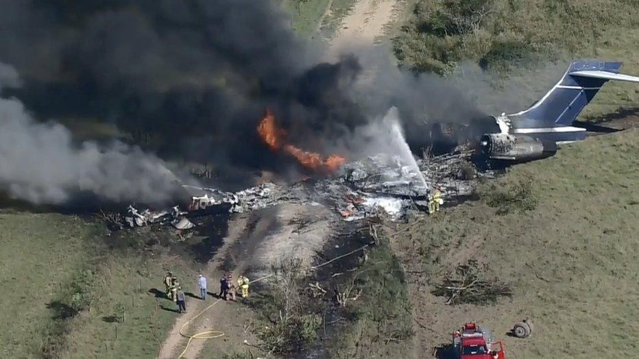 Milagro en accidente aéreo en Texas