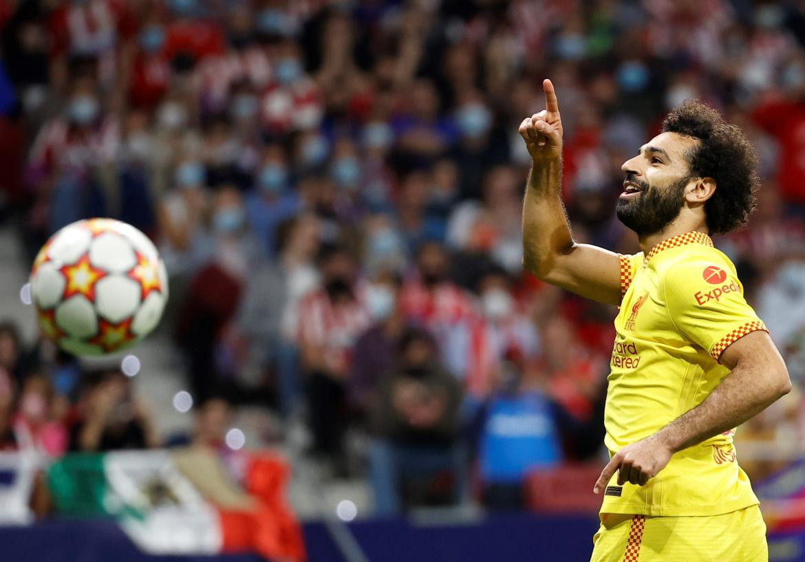 Festejo del Liverpool ante el Atlético Madrid por Champions League, AGENCIA EFE