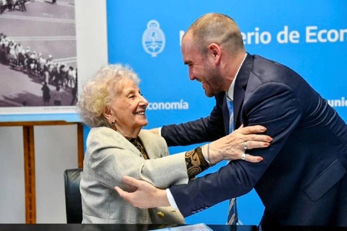 La furia de Hebe de Bonafini tras la foto de Martín Guzmán con Abuelas de Plaza de Mayo