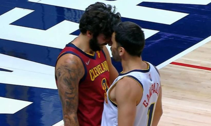 Facundo Campazzo protagonizó este martes un picante cruce, foto NA