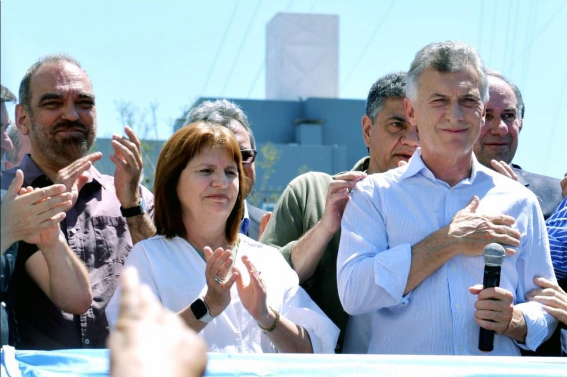 Mauricio Macri en su declaración por supuesto espionaje ilegal, AGENCIA NA