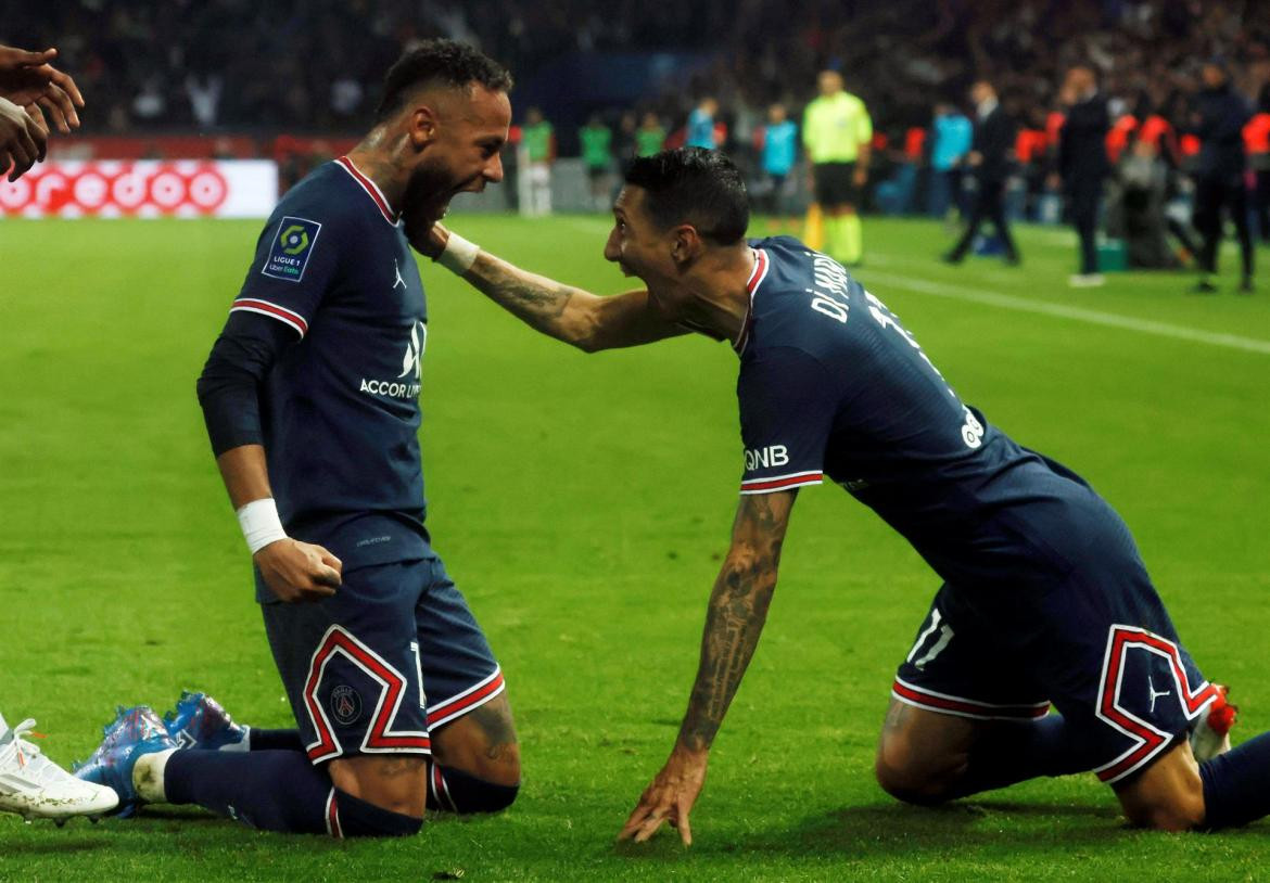 Angel Di Maria y Neymar, EFE