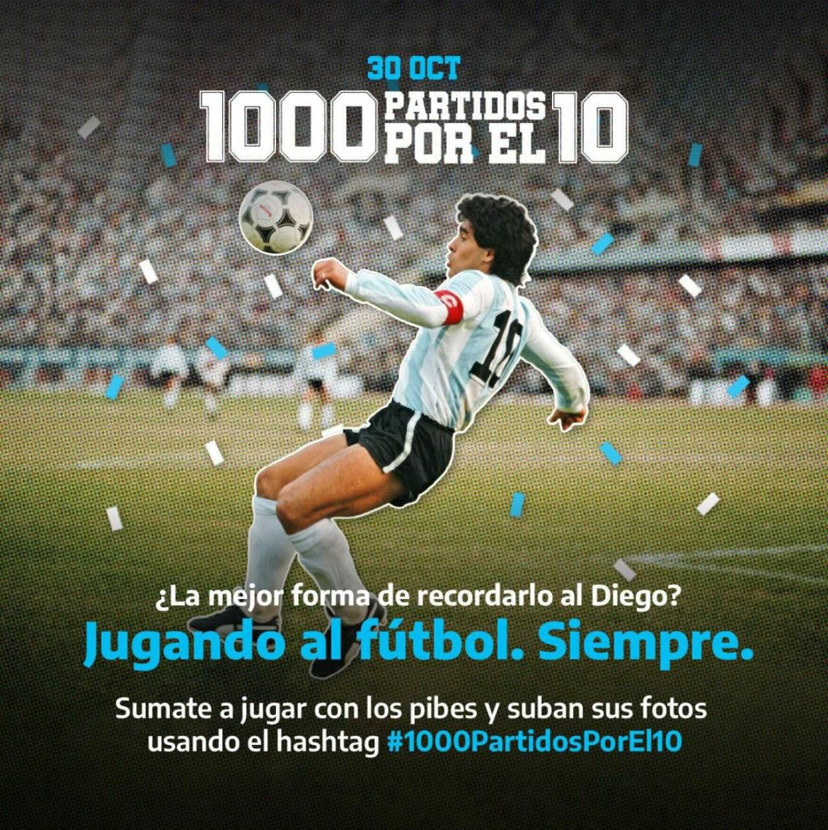 1000 partidos por el 10