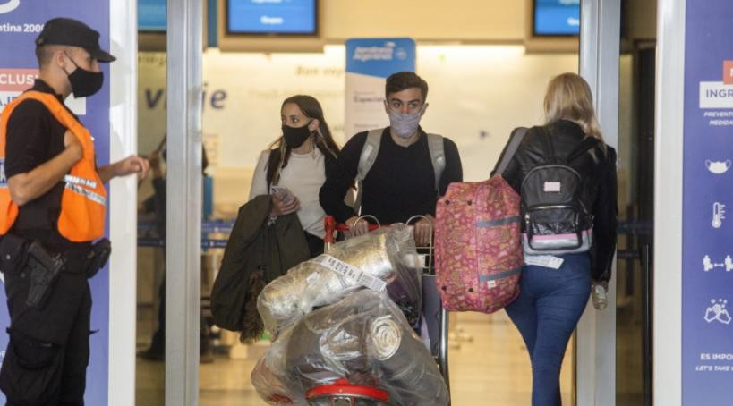 Aeroparque, coronavirus en Argentina, NA