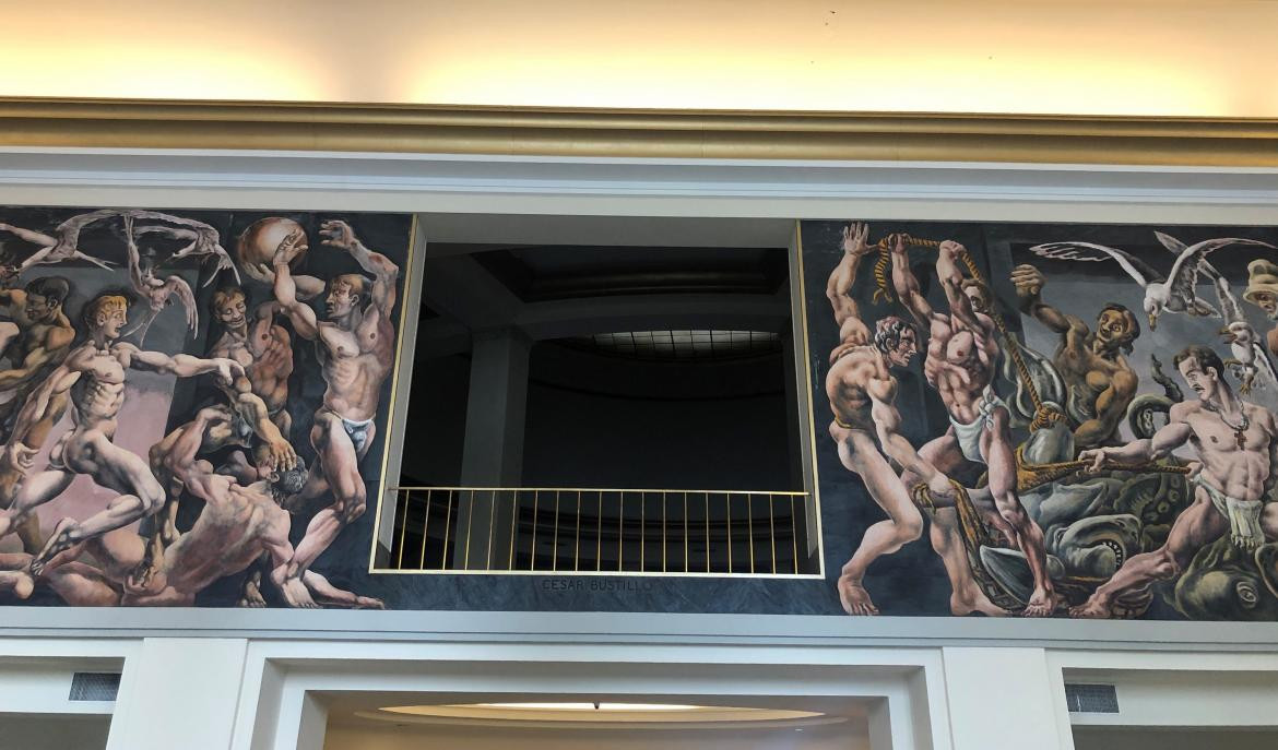 Murales del Gran Hotel Provincial de Mar del Plata