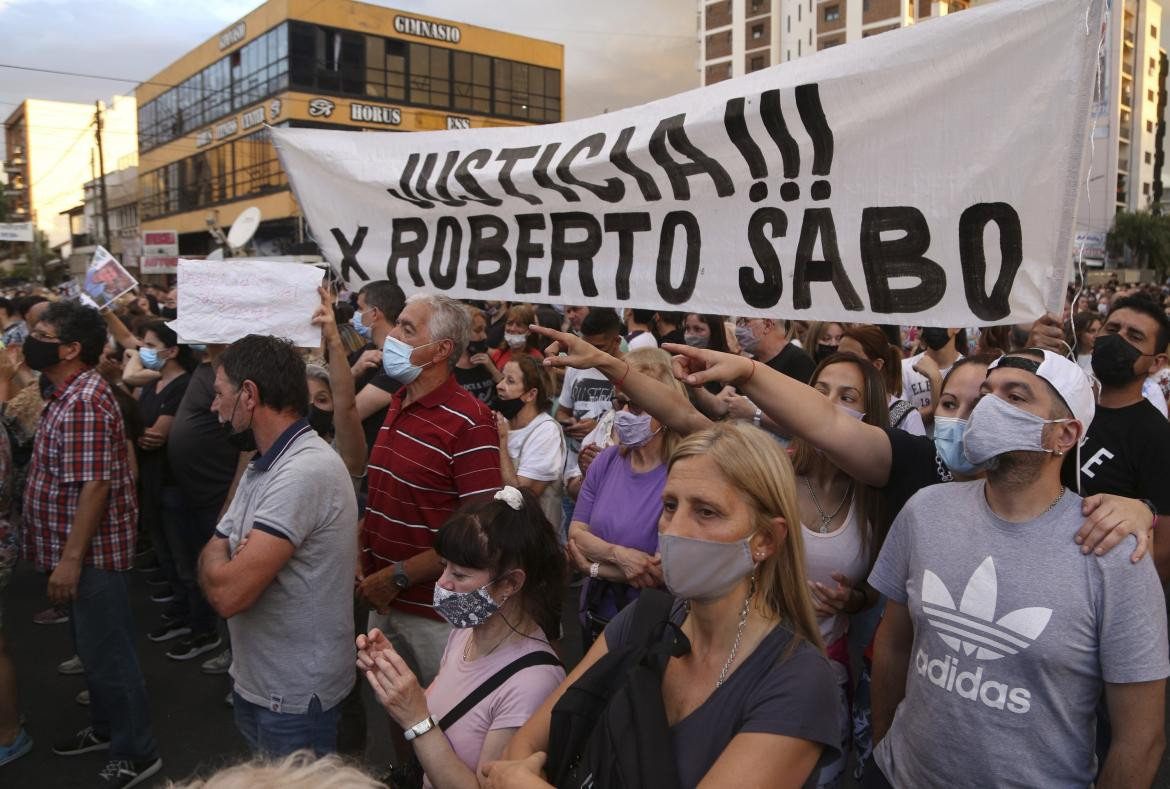 Marcha en Ramos Mejía por muerte de kiosquero, NA