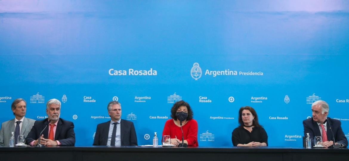 Conferencia de prensa de Carla Vizzotti y Roberto Feletti