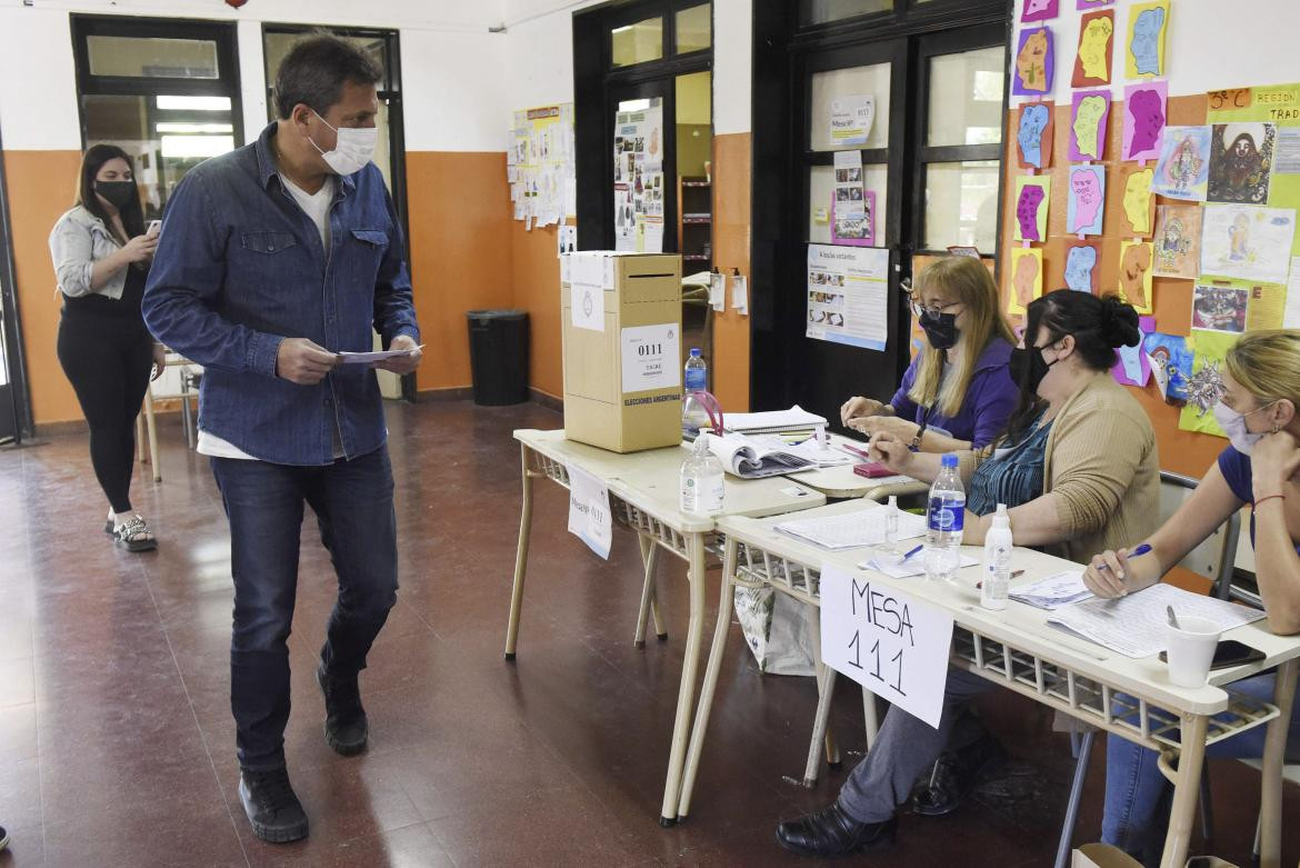 Votación de Sergio Massa, AGENCIA NA