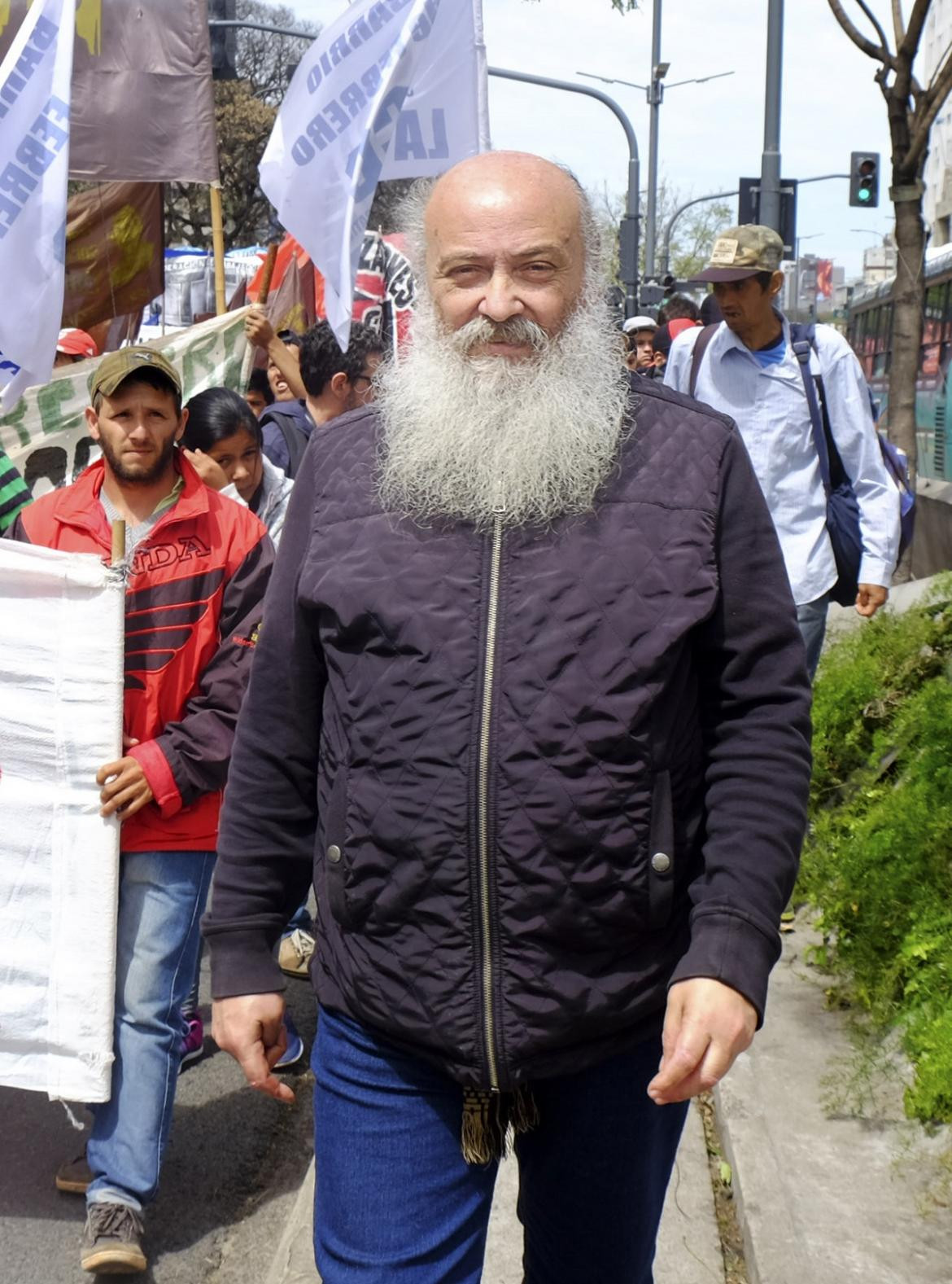 Emilio Pérsico, secretario de la Economía Social y dirigente del Movimiento Evita. NA.