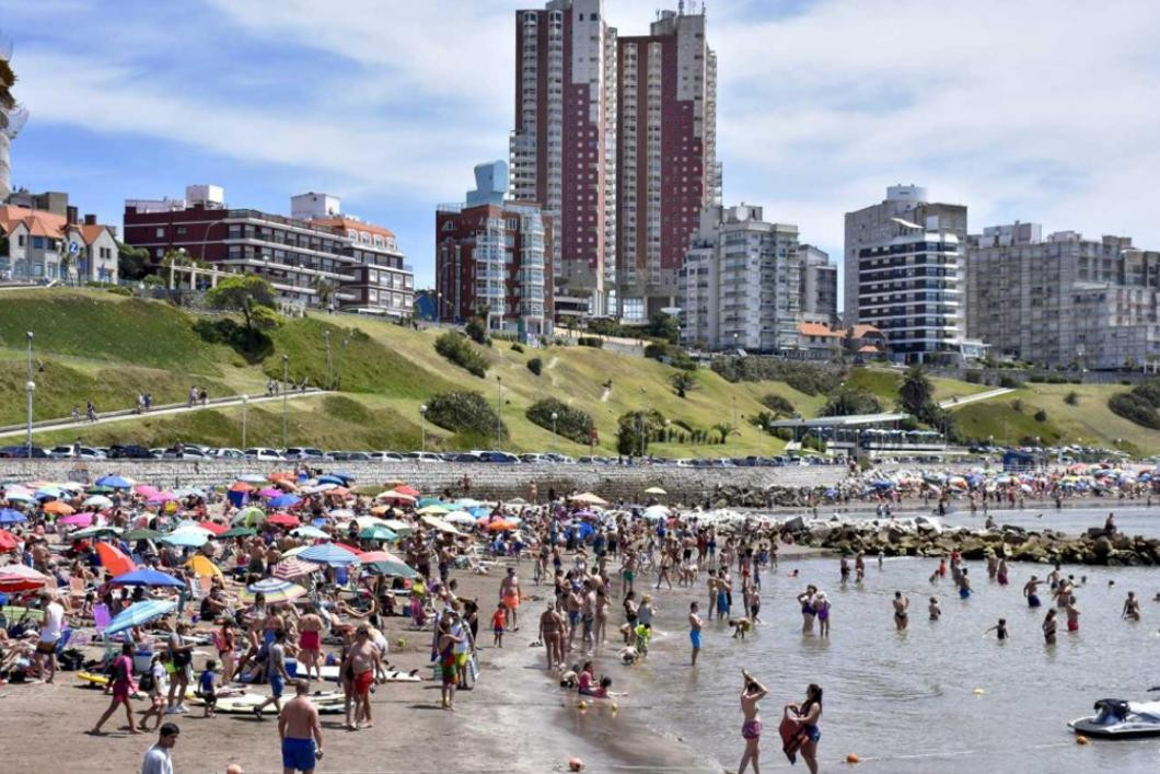 Mar del Plata, costa atlántica de Argentina, NA