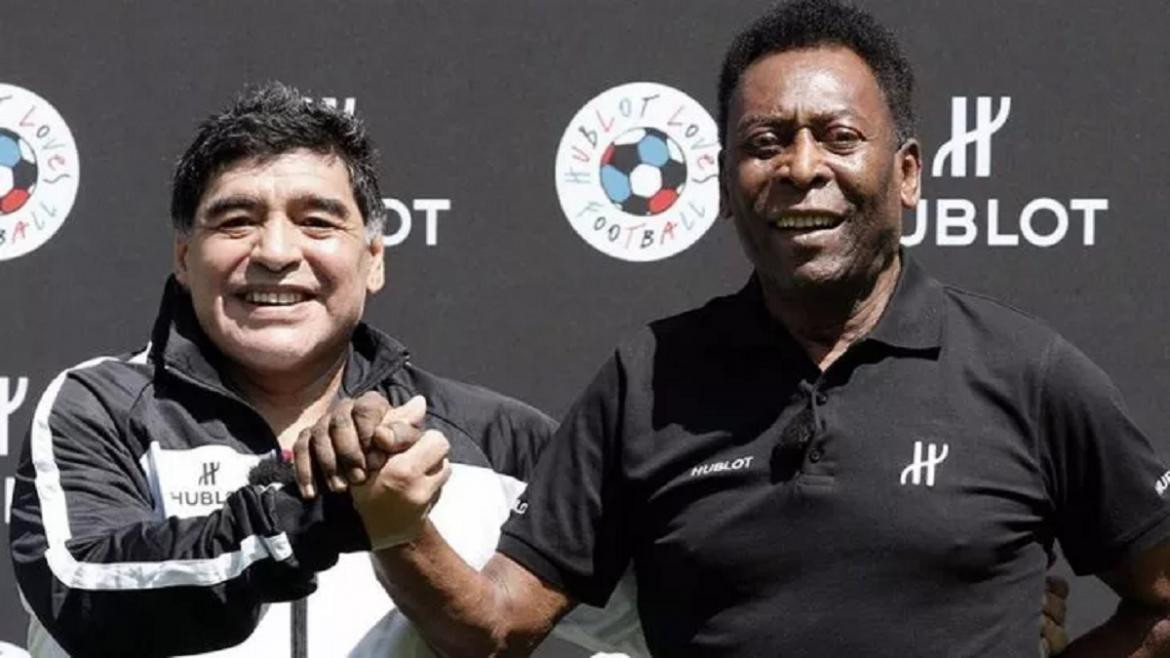 Pelé y Maradona