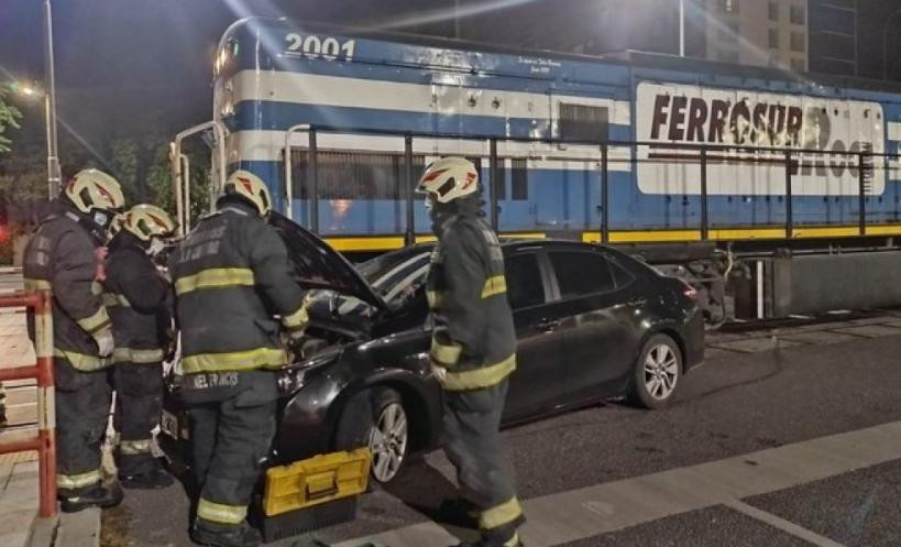 Choque en Puerto Madero, foto NA