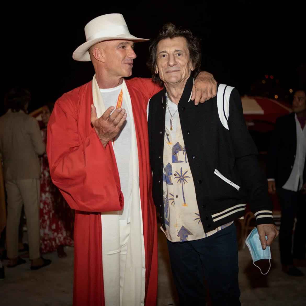 Cumpleaños de Alan Faena en Miami con Ron Wood