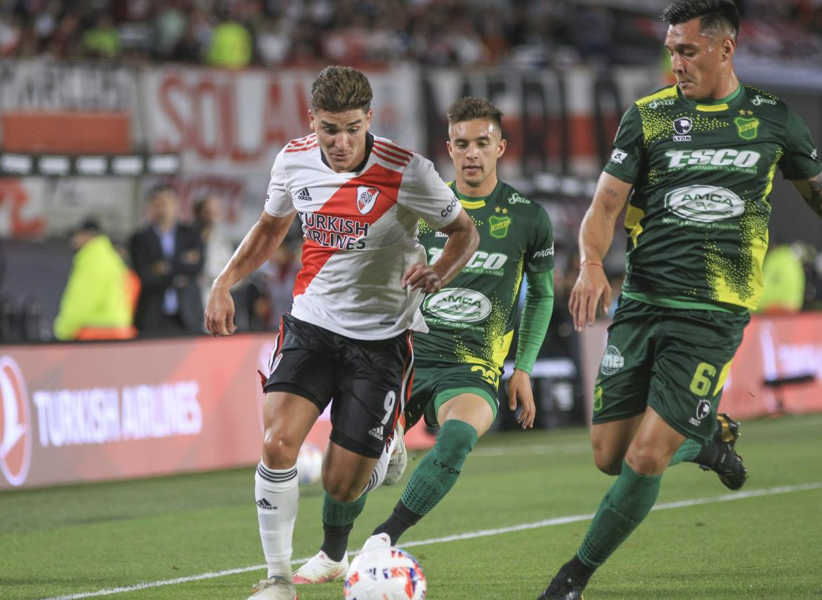 River vs Defensa y Justicia, fútbol argentino, foto NA