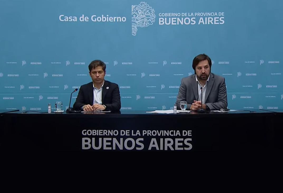 Axel Kicillof y Nicolás Kreplak