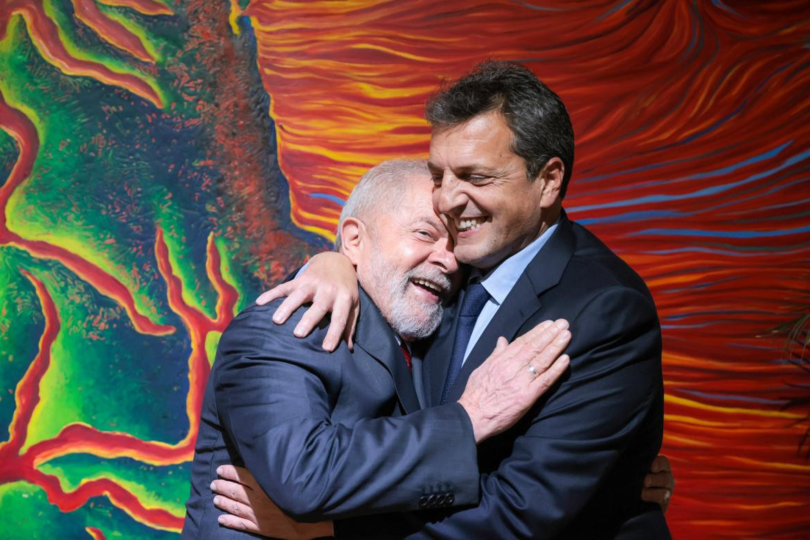 Sergio Massa y Lula, foto Twitter