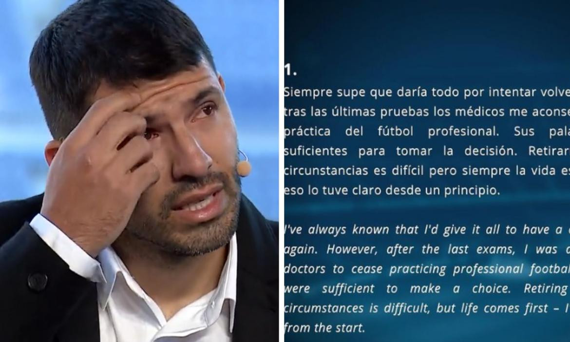 Sergio Kun Agüero, carta, Instagram