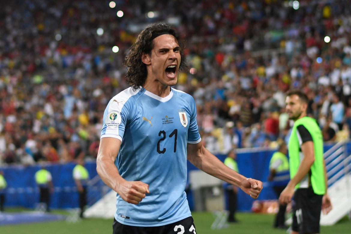 Edinson Cavani, futbolista, foto NA