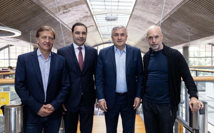 Horacio Rodríguez Larreta junto a gobernadores de la oposición, AGENCIA NA