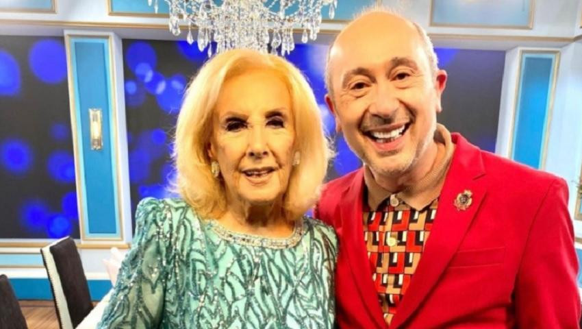 Claudio Cosano y Mirtha Legrand