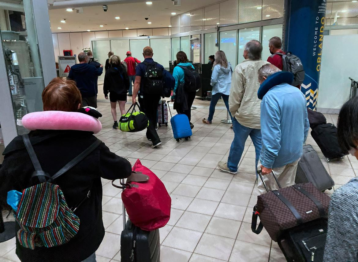 Aeropuerto en Estados Unidos en tiempos de pandemia de coronavirus, REUTERS