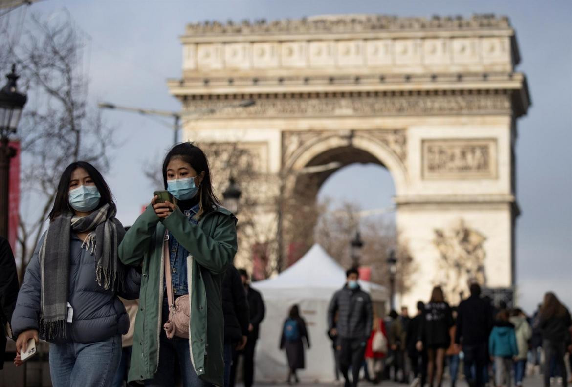 Coronavirus en París, Francia. EFE.