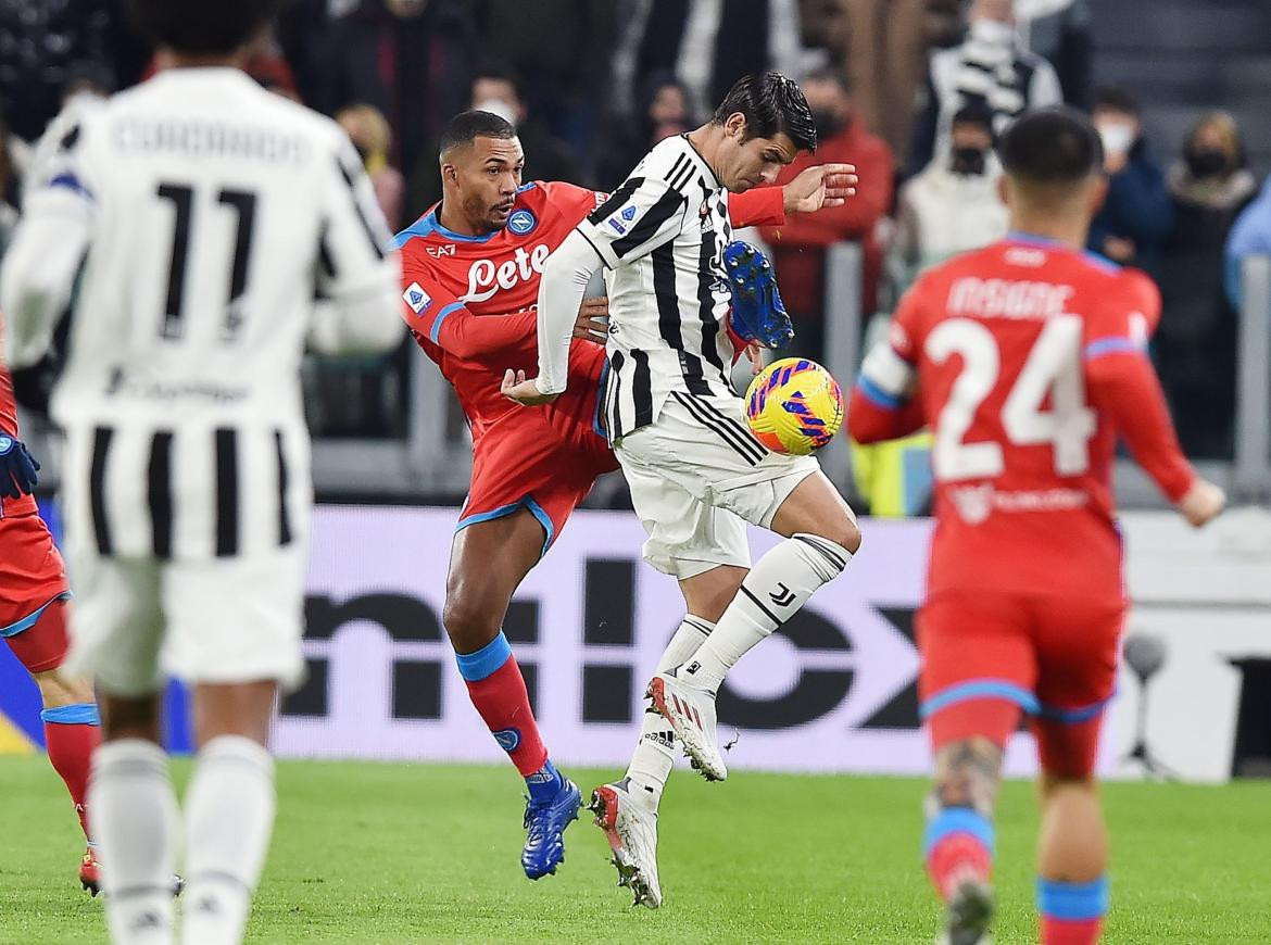 Juventus ante Napoli por la Serie A, AGENCIA NA