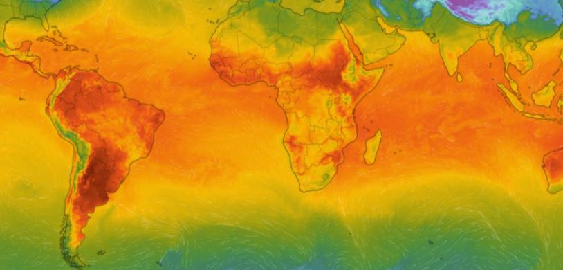 Mapa temperaturas, foto NA