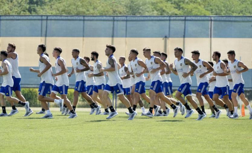 Boca, entrenamientos, foto NA