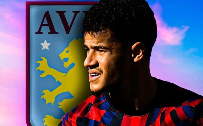 Philippe Coutinho, mercado de pases, foto Twitter Aston Villa