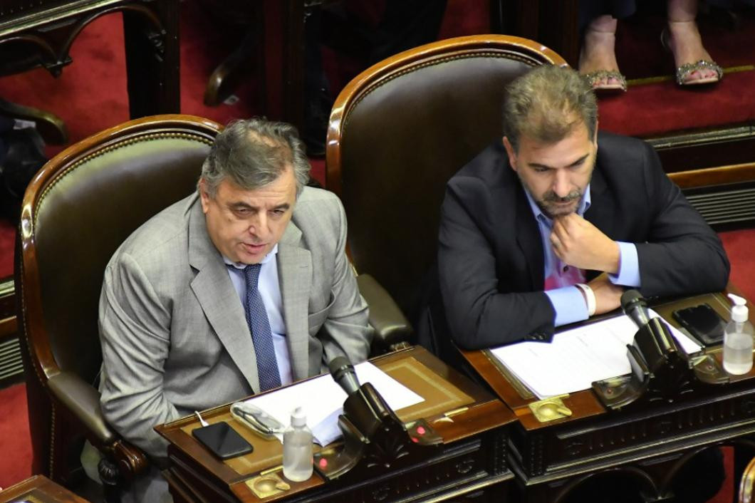 Mario Negri y Cristian Ritondo, Diputados, Juntos por el Cambio, NA