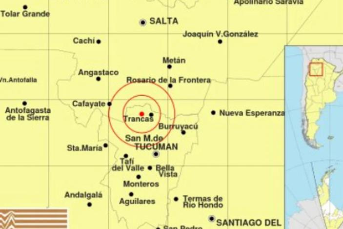 Sismo en Tucumán