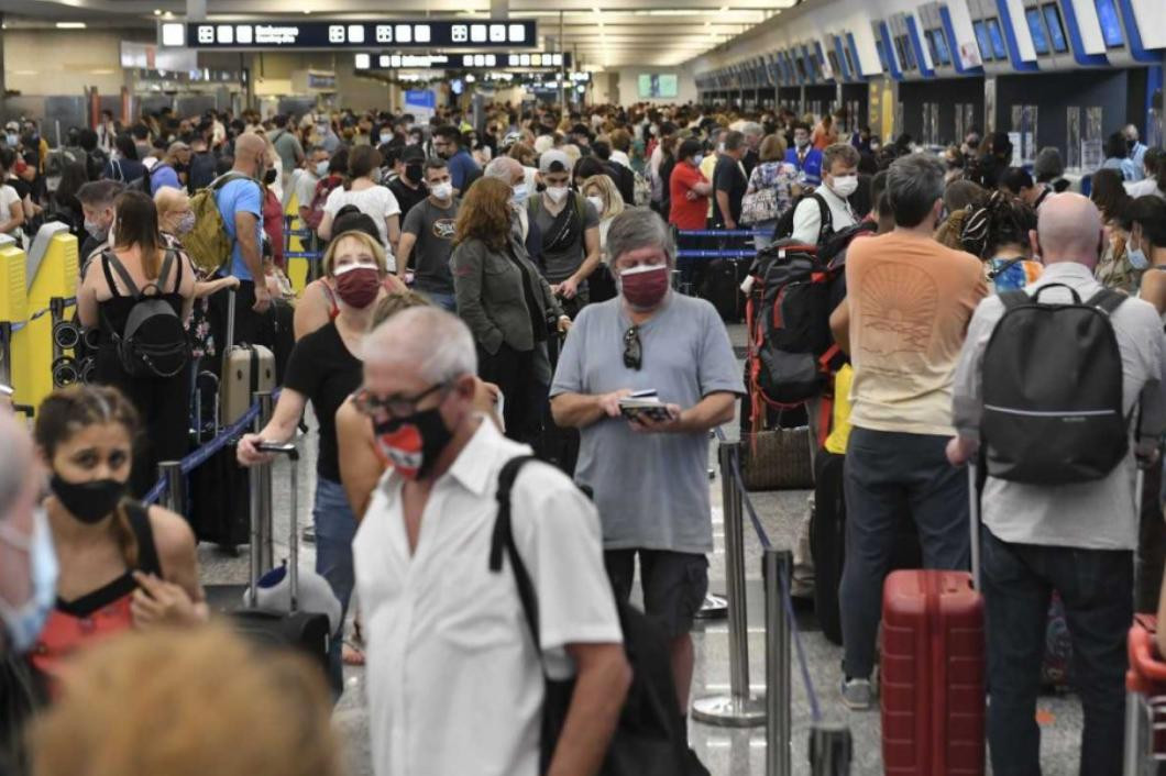 Demoras en Aeroparque, vuelos cancelados, NA