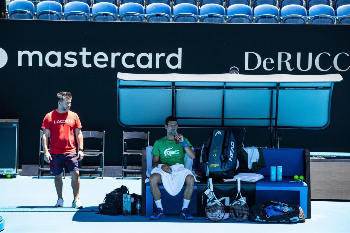 Novak Djokovic en el Abierto de Australia, AGENCIA EFE