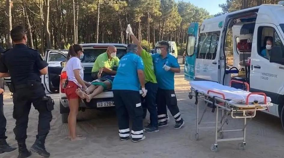 Accidente con cuatriciclo en Pinamar