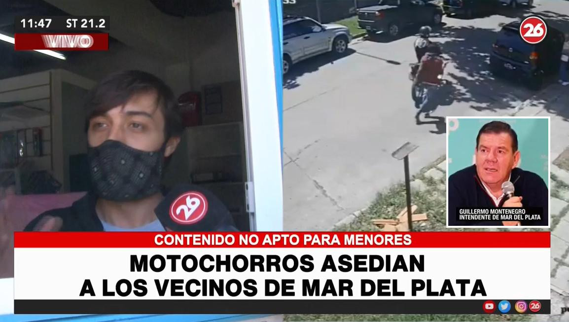 Inseguridad en Mar del Plata, CANAL 26