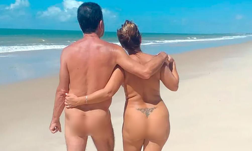 Pareja nudista promueve turismo al desnudo